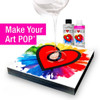 ArtResin Epoxy Resin - High-Gloss Clear Coat for Artwork - 8 oz 4 oz Resin + 4 oz Hardener 236