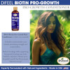 Difeel Pro-Growth Biotin Shampoo 12 oz. - for Thinning Hair and Hair Loss, Paraben-Free Shampoo