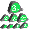 3 Inch Hair Clipper Combs Guides, Hair Clipper Guards 1 & 1/4 1 & 1/2 2, Mega NO.16 NO.12 NO.10