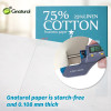 75% Cotton 25% Linen Paper, 85gsm Inkjet Printing Paper, 8.5x11 White Color Resume Paper,100 Sheets