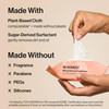 Honest Beauty Fragrance Free Cleansing Makeup Remover Facial Wipes, Plant Based, Hypoallergenic