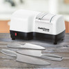 ChefsChoice Hybrid Knife Sharpeners for 20-Degree Straight-Edge and Serrated Knives Combines