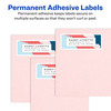 Avery Printable Return Address Labels with Sure Feed, 0.5 x 1.75, White, 8,000 Blank Mailing Labels