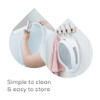 Angelcare Baby Bath Support Gray Ideal for Babies Less Than 6 Months Old