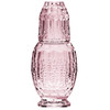Elle Décor Vintage Bedside Water Carafe With Tumbler - Elegant Pitcher and Matching Drinking Glass
