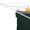 Household Essentials Portable Umbrella Clothesline, 64 Ft of Hanging Space, Pre-Strung with Stable