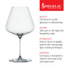 Spiegelau Definition Burgundy Wine Glasses Set of 2 - Large Bowl Red Wine Glasses for Pinot Noir