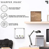 Sharper Image LED Word Digital Clock 7.75 Copper Finish Light-Up Desk and Wall Clock Modern Time