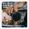 Coffee Maker Filter Cap - Compatible with Popular Compact Coffee Press Models BPA-Free Food-Grade
