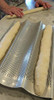 USA Pan Bakeware Aluminum Perforated Nonstick French Baguette Bread Pan 3-Loaf