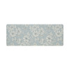 Laura Ashley - Anti-Fatigue Kitchen Mat Iris Floral Design Stain Water and Fade Resistant Cooking