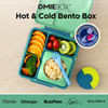 Omie OmieBox Kids Insulated Leakproof Bento Lunch Box with Food Jar Meadow