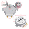Heschen Synchronous Motor TYJ50-8A7 220-240VAC 4R Min CW CCW 50Hz for Microwave Oven Turn Table