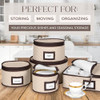 China Storage Containers 5-Piece Set Moving Boxes Quilted Microfiber