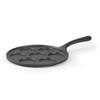 Commercial CHEF Mini Pancake Maker Pan Pre-Seasoned Cast Iron CHCI172