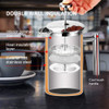 Secura French Press Coffee Maker 304 Grade Stainless Steel Insulated Coffee Press with 2 Extra
