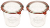 WECK Canning Jars 742 Mold Jars made of Transparent Glass - Eco-Friendly - Includes - Variant 636