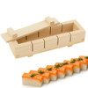 JapanBargain Wooden Oshizushi Press Mold 8.5 x 2.75 Rectangular Pine Sushi Mold Box Japanese