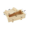 JapanBargain Wooden Oshizushi Press Mold 8.5 x 2.75 Rectangular Pine Sushi Mold Box Japanese