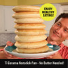 Gotham Steel Double Sided Pan The Perfect Pancake Maker - Ceramic Nonstick Copper Easy to Flip