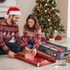 HOLDN STORAGE Premium Wrapping Paper Storage Container Grey w Snowflakes