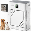 Meowant Air Purifier for Home Large Room 2600ft2 H13 HEPA Filter Double Air Intake PM2.5 Air