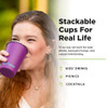 Klean Kanteen 10 oz Stainless Steel Cup - Drinkware Set - Stackable Reusable Cup - Great as Camping