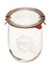 Weck Tulip Jar - Sour Dough Starter Jars for Sourdough - 1 x WECK 745 Large Clear Jar with Wide