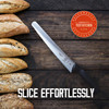 Mercer Culinary M23210 Millennia Black Handle 10-Inch Wide Wavy Edge Bread Knife