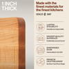 John Boos Chop-N-Slice Series Rectangular Maple Cutting Board