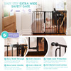 Regalo Safety 29 -49 Extra Wide Baby Gate, Bottom of Stairs & Doorways