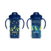 Dr. Brown s Milestones Insulated Sippy Cup with Straw and Handles, Spill-Proof Tumbler with Lid