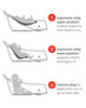 Skip Hop Infant Bath Tub 3-Stage Grow With Baby Smart Sling MOBY Bathtub White Age 0+