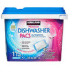 Kirkland Signature Premium Dishwasher Detergent Pacs Lemon Citrus Scent - 115 Pacs (68.7 oz) + Bonus