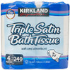 Kirkland Signature Triple Satin 3 Ply Toilet Tissue 4 Rolls Toilet Roll-1pk White 1pack