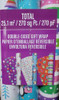 Kirkland Double-Sided Holiday Gift Wrap Paper 3-Pack Seasonal Theme 270 SQ FT White/Blue/Lines