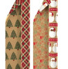KIRKLAND 2-Rolls Double-Sided Roll KRAFT Christmas Gift Wrap 540 Sq. Ft. Total Brown/Red