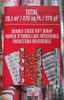 Kirkland Double-Sided Gift Wrap 3 Rolls Christmas Wrap 270 sq ft Silver/Red/White