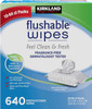 Kirkland Signature Kirkland signature moist flushable wipes 632 wipes, 632 count, White