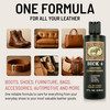Bick 4 Leather Conditioner & Cleaner, Won t Darken Boots, Couch, Bags 8 oz