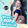 ENERGIZE LAB Eiliko Aquamarine - Your Tiny AI Charm Robot that Matches Every Daily Outfit