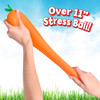 Toymendous Squishy Carrot - Jumbo 11.5 Inch Squishy Vegetable Giant Stress Relief Toy Fidget Sensory