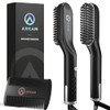 Arkam Beard Straightener for Men Original Heated Beard Brush Kit w Anti Scald Feature Dual Action Hair Comb and Travel