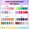 Beetles Gel Nail Polish Kit with U V Light 80Pcs 55 Colors Gel Nail Kit