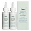 hers Hair Regrowth Treatment Minoxidil 2 for Women Unscented 2 Pack