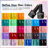 JEWHITENY 27 Colors Nail Polish Kit with U V Light U V LED Nail Dryer Lamp Curing Gel Nail Polish Set Popular Gel