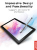 Lenovo Digital Pen 2 Laptop Ultra Tactile Response 4 096 Levels of Pressure Natural Feel Elastometer Pen Tip Extended