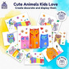 Squeegee Art Kit for Kids Animals Theme Painting Craft Kit for Ages 4 12