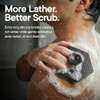 TOOLETRIES The Scrub King Silicone Shower Set Charcoal