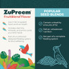 ZuPreem FruitBlend Cockatiel Conure Food Uniform Bird Food M 2 lb